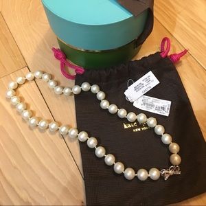 Kate Spade mini skinny bow necklace